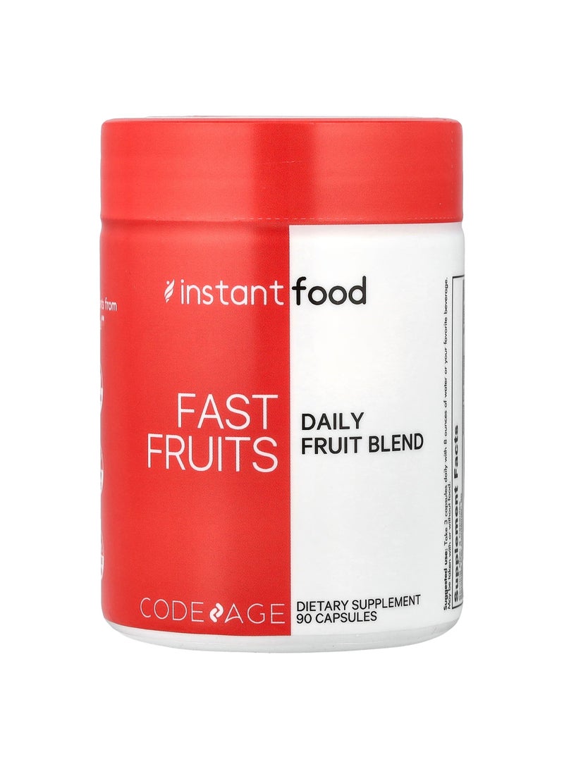 Codeage Instant Food, Fast Fruits, Daily Fruit Blend, 90 Capsules