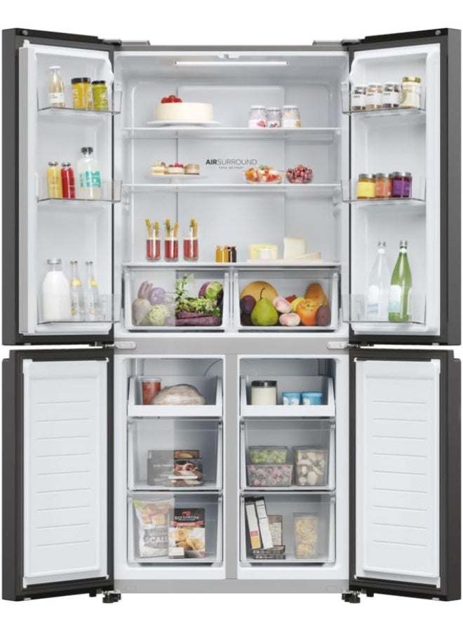Haier Side by Side Refrigerator 4 Doors, 825 L 220 W HRF-825TDBGUK3 black - Image 3