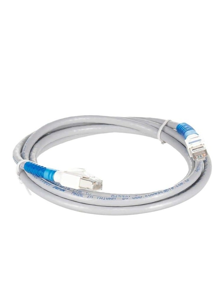 Kuwes Cat7 Network cable 2 Mtr Grey - Image 3