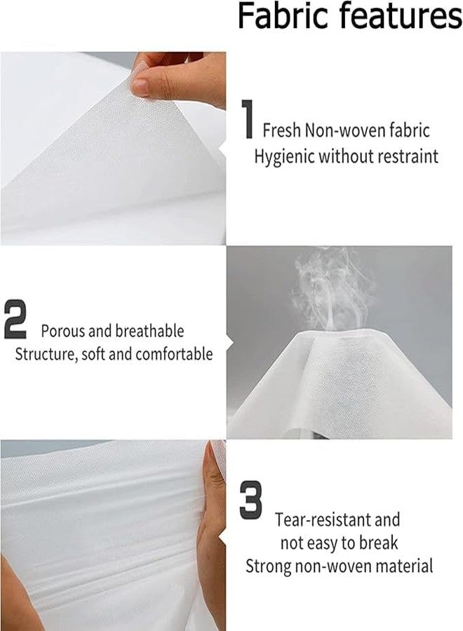 Elitzia 10Pcs Disposable Thin Non-Woven Kimono Robes, Single-Use Lightweight Paper-Like Texture Spa Bathrobe, Waterproof Breathable Disposable Client Gown for Massage Salon Sauna 100x68cm ET1748 - Image 4