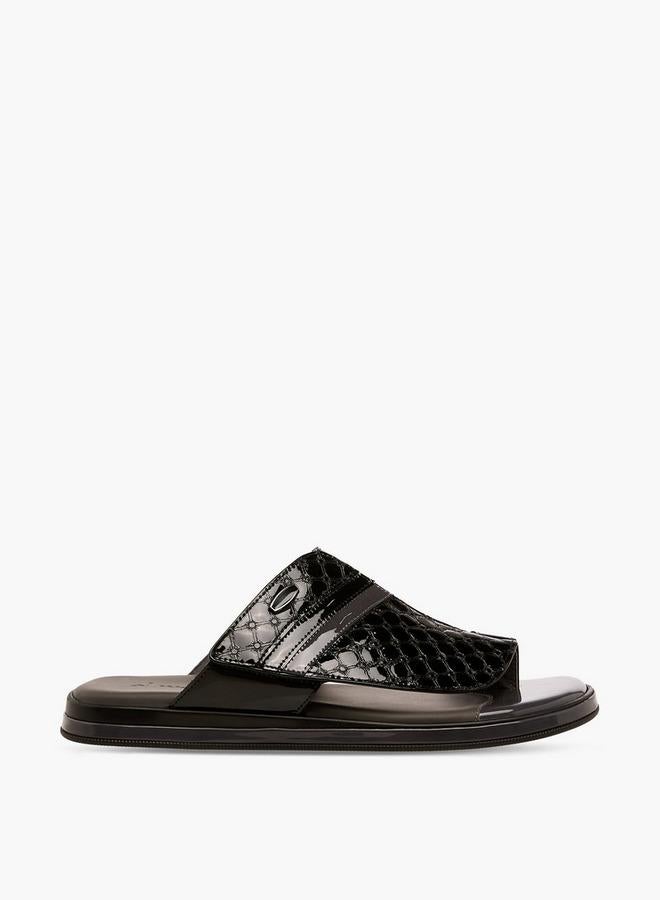Al Waha Men Leather Arabic Sandals - Image 3