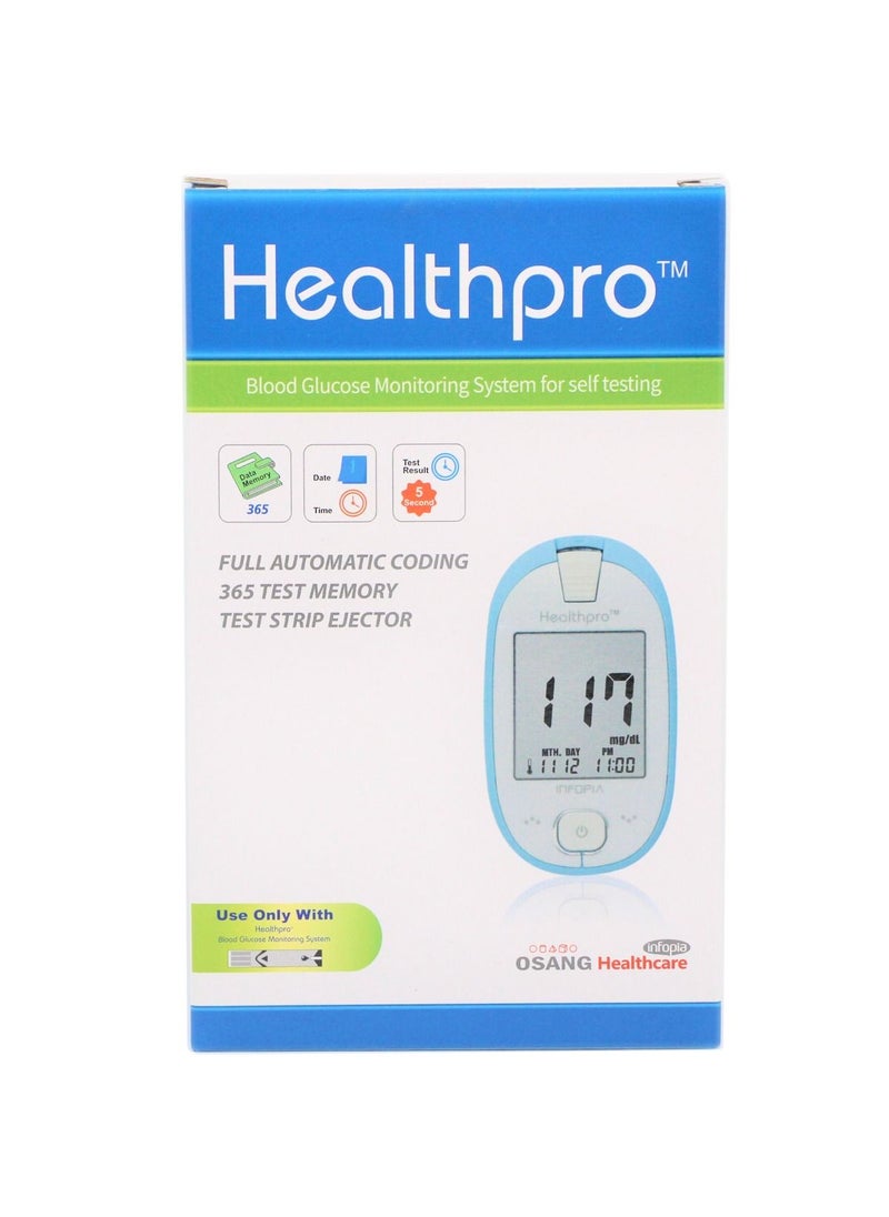 Health Pro HealthPro " Blood Glucose Meter For Self Testing "  - Image 1