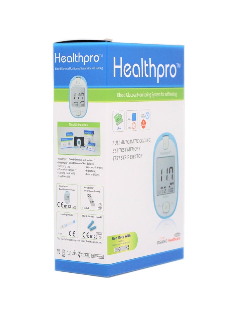 Health Pro HealthPro " Blood Glucose Meter For Self Testing "  - Image 2