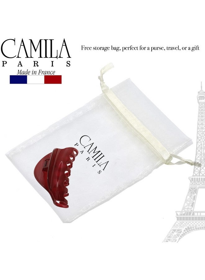 CAMILA Paris Cp2529 French Hair Clip For Women For Thick Hair For Long Curly Wavy Hair Red Girls Hair Claw Clips Jaw Styling Hair Accessories For Women Strong Hold No Slip Grip Made In France - Image 5