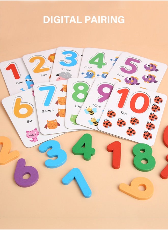 GROIC - 152Pcs Colorful Counting Stick Calculation Math Educational Toy,Foam Number Blocks and Calculation Cards,Learning Materials Preschool Teaching Tools Gift for Toddlers Kids - Image 1