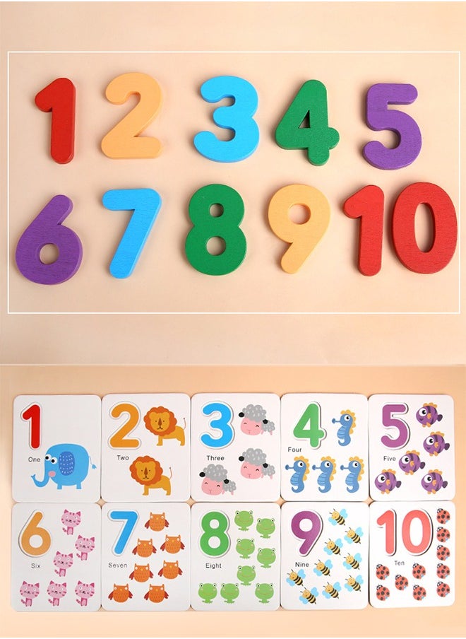 GROIC - 152Pcs Colorful Counting Stick Calculation Math Educational Toy,Foam Number Blocks and Calculation Cards,Learning Materials Preschool Teaching Tools Gift for Toddlers Kids - Image 1