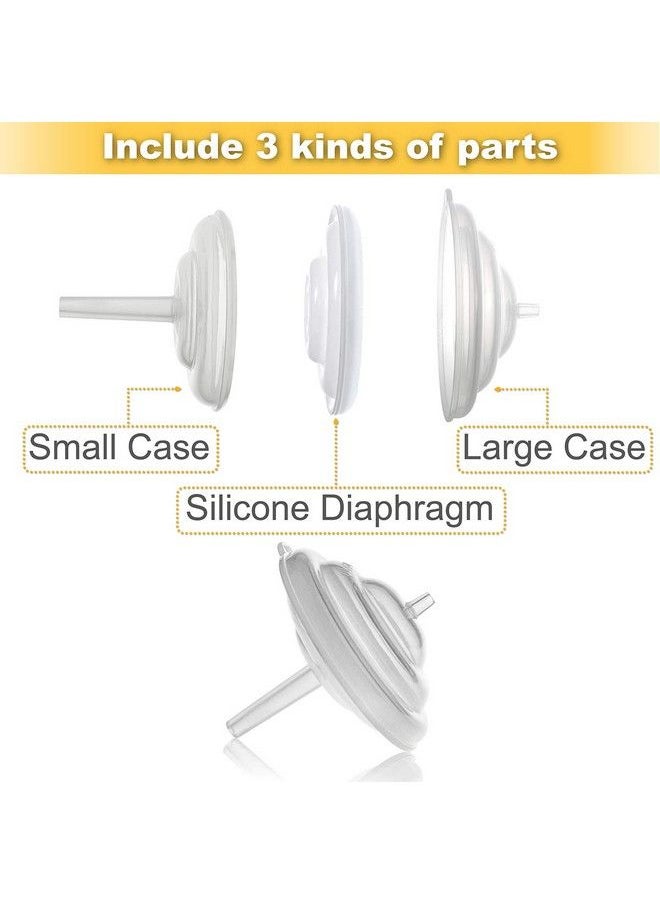 NENESUPPLY Long Stem Backflow Protector Use Medela Pump Parts Breastshield On Spectra S1 S2 And 9 Plus Breastpumps. Not Original Spectra Pump Parts Inc 2 Long Backflow Protectors  - Image 3