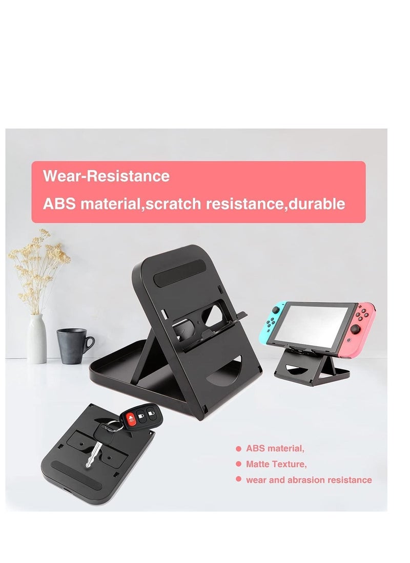 SYOSI - Fit for Nintendo Switch Stand for Switch LITE Stand Foldable Adjustable and Portable table play stand for N switch console playing and charging Compatible with for ipad for Mini for iPad Pro Air - Image 1