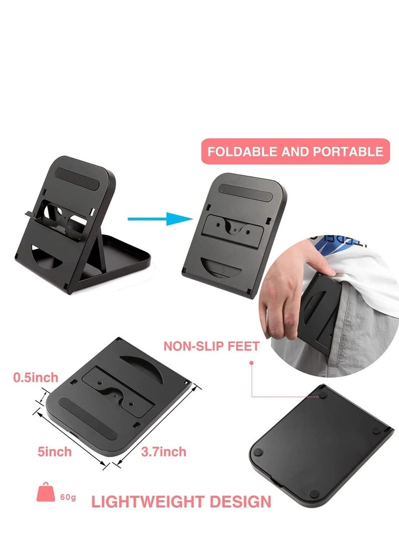 SYOSI - Fit for Nintendo Switch Stand for Switch LITE Stand Foldable Adjustable and Portable table play stand for N switch console playing and charging Compatible with for ipad for Mini for iPad Pro Air - Image 1