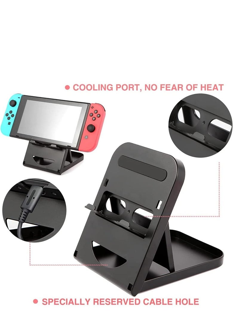SYOSI - Fit for Nintendo Switch Stand for Switch LITE Stand Foldable Adjustable and Portable table play stand for N switch console playing and charging Compatible with for ipad for Mini for iPad Pro Air - Image 1