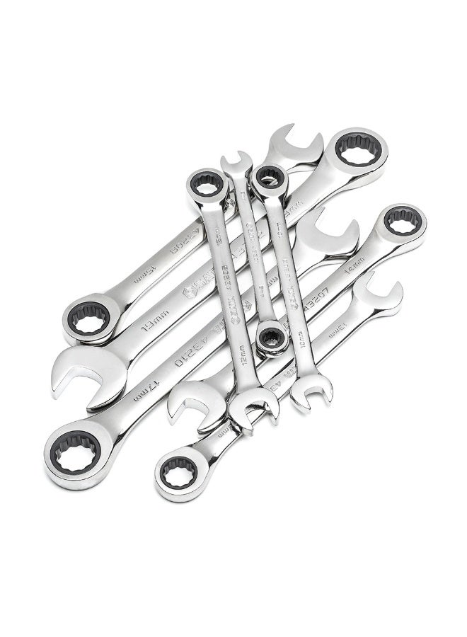 SATA ST08008SJ 8-Piece Metric Combination Ratcheting Wrench Set - Image 3