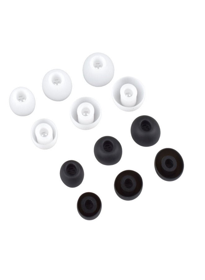 Applicable To Huawei 4i/5i Earcap Bluetooth Headset Silicone Earmuffs Earmuffs Earmuffs Earmuffs Earmuffs Soft Plug Accessories-Color:1 White (large Size)-Model:Honor Earbuds X3  - Image 5