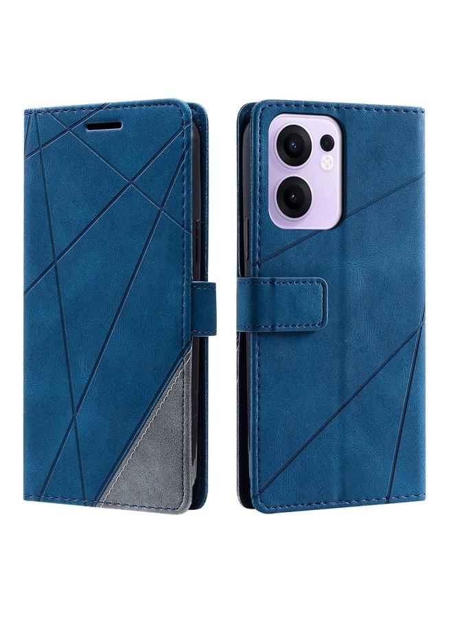 erorex Case For OPPO Reno13 F 5G Global/ 4G India Skin Feel Splicing Leather Phone Case - Image 1