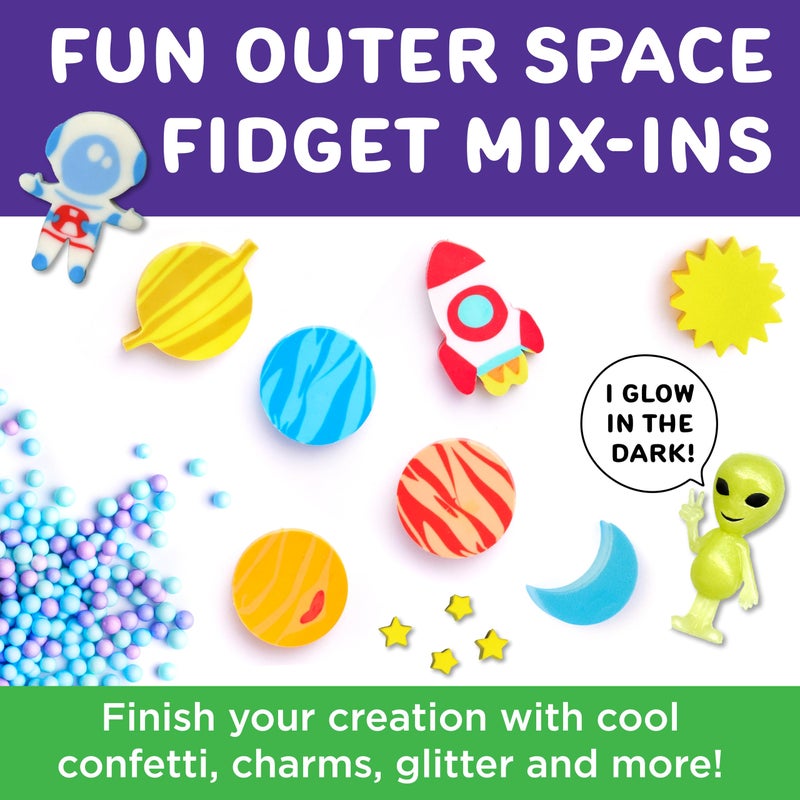 Creativity for Kids Super Squish Fidget Bag: Outer Space - DIY Craft Kits for Boys and Girls, Sensory Toys for Ages 6-8+, Galaxy Slime Space Toys and Gifts for Kids - Image 5
