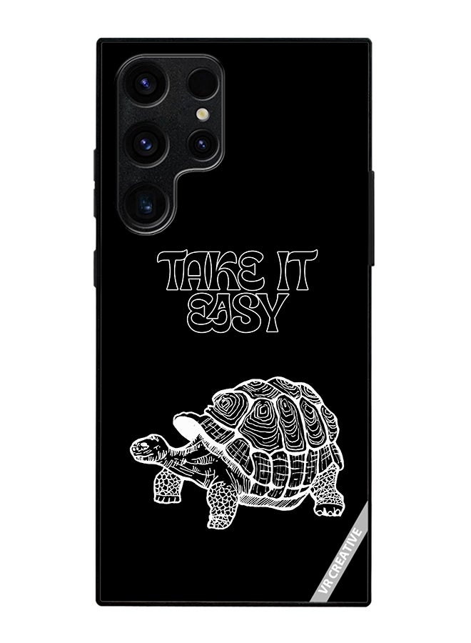 VR CREATIVE Protective Case Cover For Samsung Galaxy S25 Ultra Take It Easy Design Multicolour