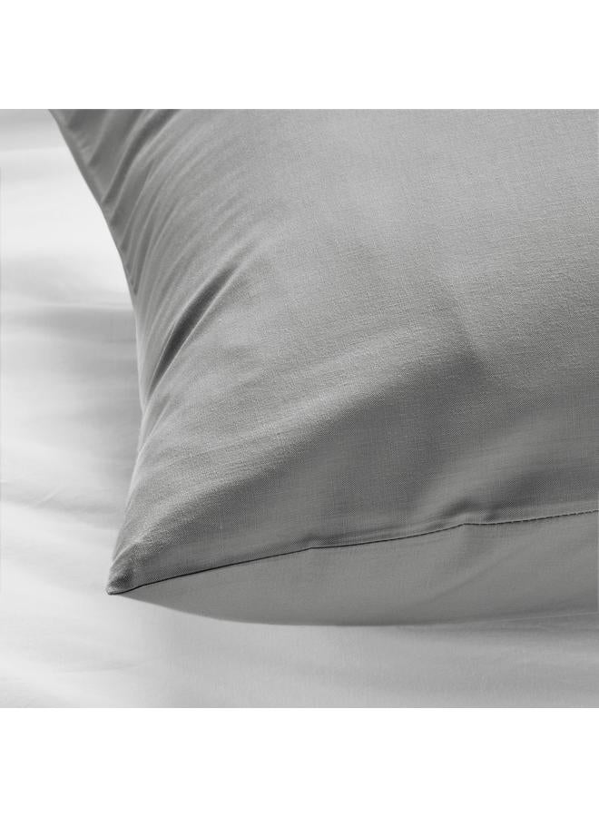 Zaboon Pillowcase, light grey, 50x80 cm - Image 2