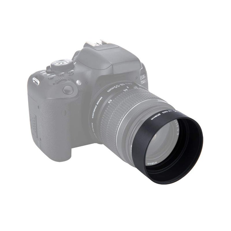 JJC 72mm Screw-in Mount Standard Aluminum Metal Lens Hood for Lenses with 72mm Front Filter Thread for Canon EF 50mm f/1.2L USM, EF 85mm f/1.2L II USM, Fujifilm XF 50-140mm f/2.8 R LM OIS WR Lens - Image 5