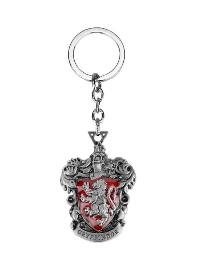 NIBEMINENT Harry Potter Gryffindor Lion Keychain Ring Antique Pewter