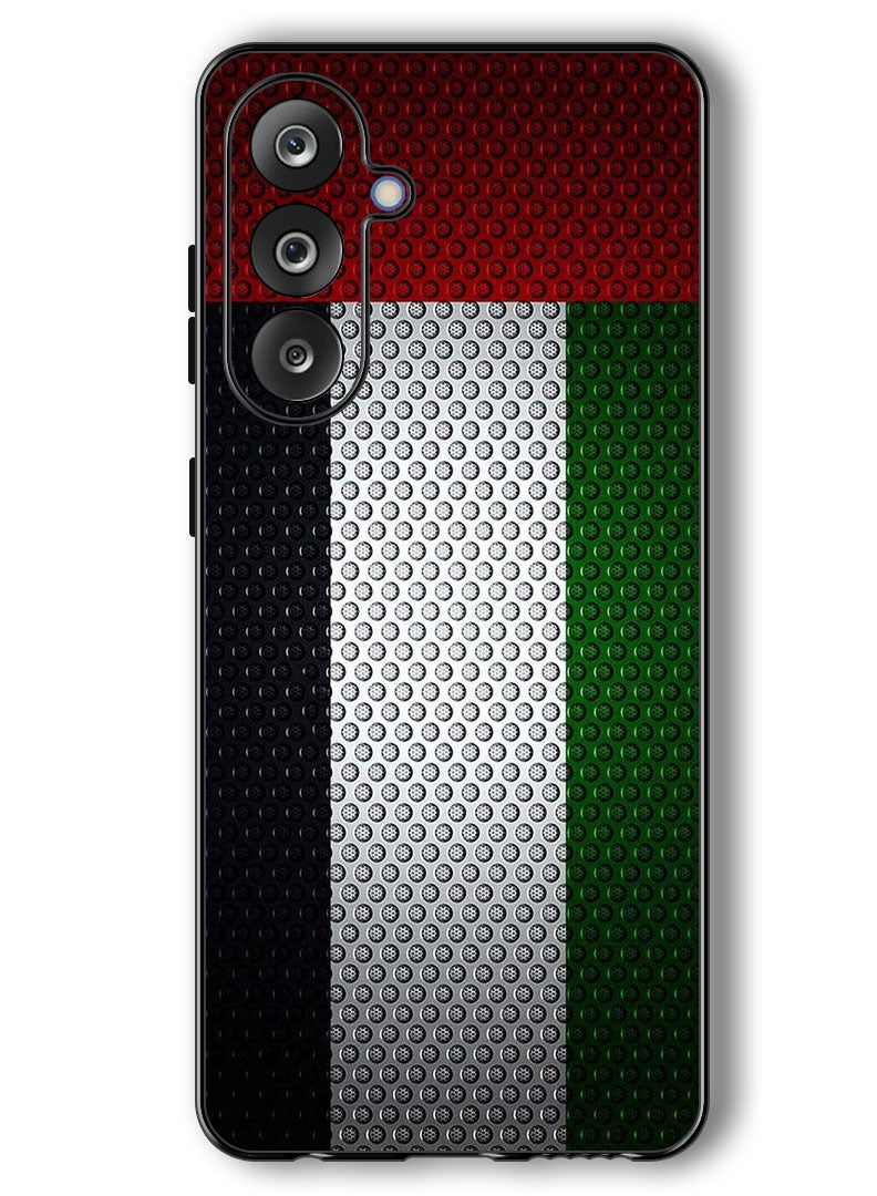 Theodor حافظة متوافقة مع سامسونج جالاكسي F36/ M36 6.7 بوصة حماية مضادة للصدمات غطاء بامبر علم الإمارات - Image 1