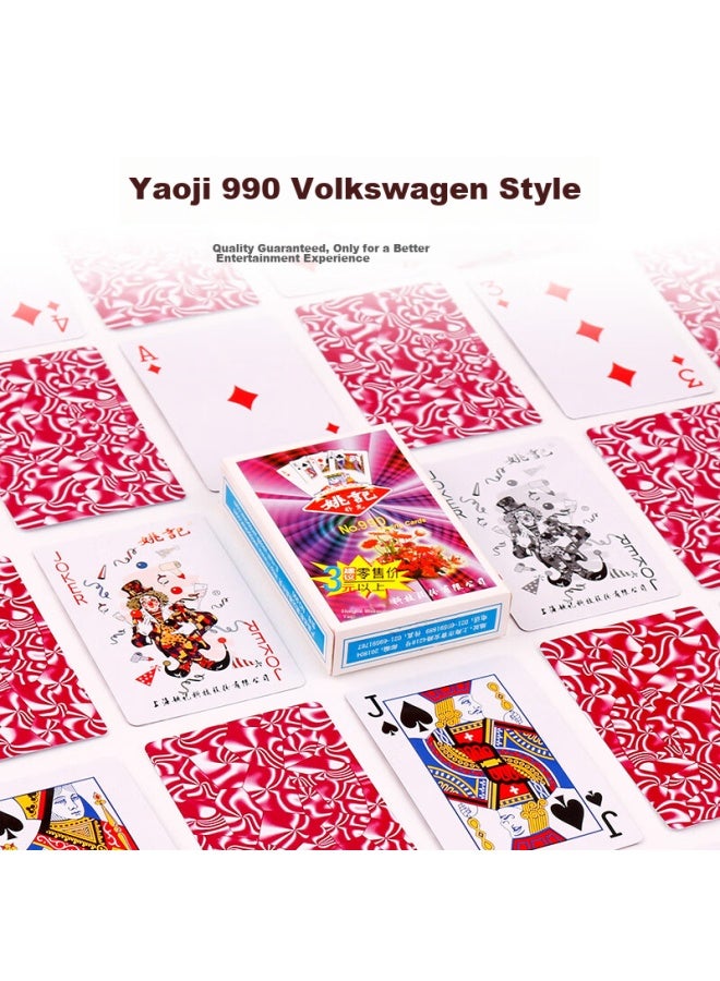 Yaoji Playing Cards 990 Durable Cards For Texas Hold'em, Guandan, And Doudizhu Pack Of 50 Decks - Image 1