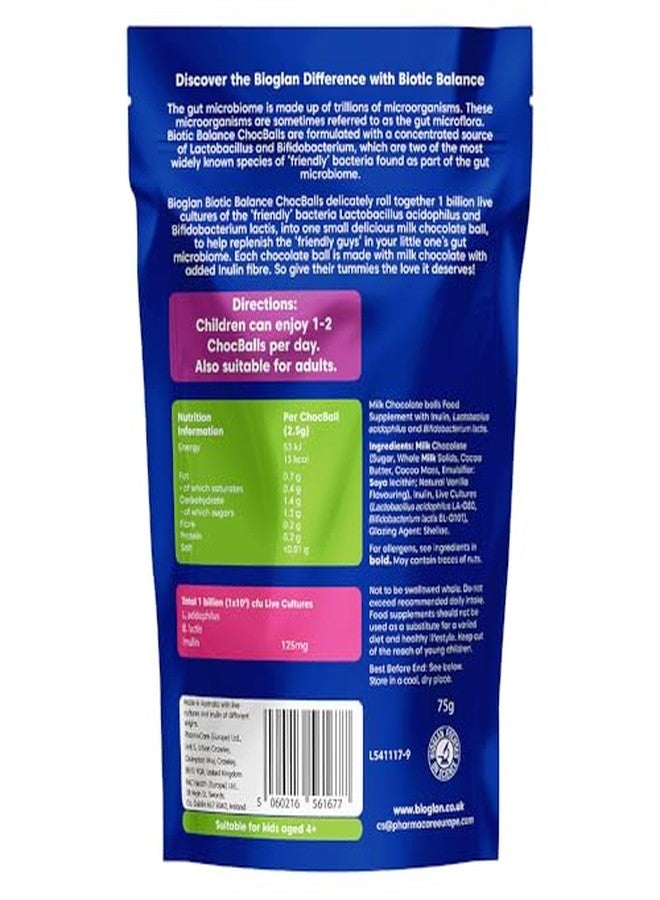 Bioglan Milk Biotic Balance ChocBalls for Kids - Image 4