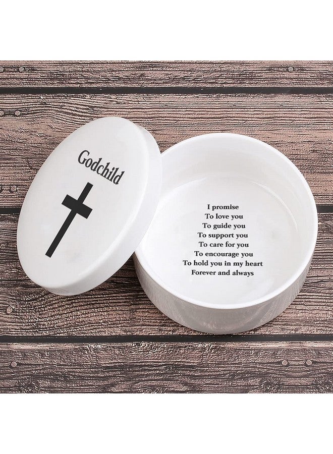 kullder Baby Baptism/Dedication/Christening Keepsake Baptism Gift for Boy Girl from Godparents, Precious Moments Girl Boy With Praying Cross, Godchild, Baptism, Baby Shower, Godchild Christmas from Godmother - Image 1