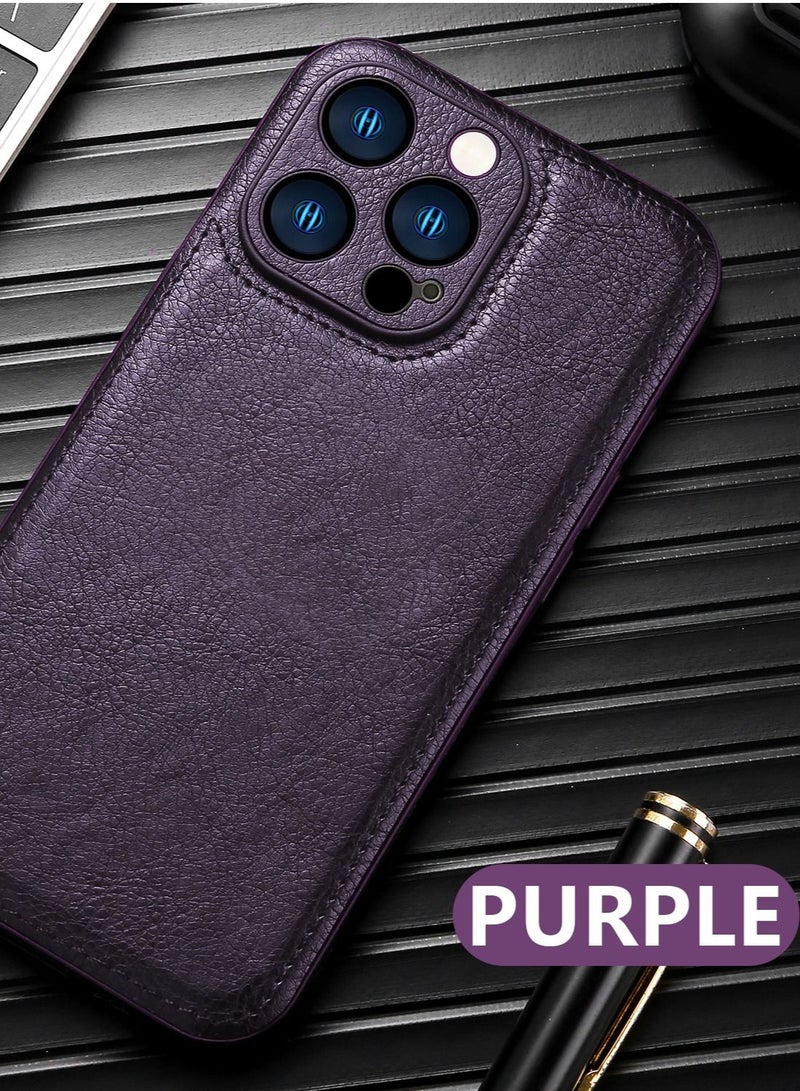 Suteni Back Cover Leather Camera Protective Mobile Phone Case for iPhone  - Image 2