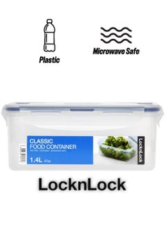 LOCK & LOCK LocknLock 1.4L Rectangular  Airtight Food Storage Container  - BPA-Free, Microwave, Freezer, and Dishwasher Safe  - Image 1