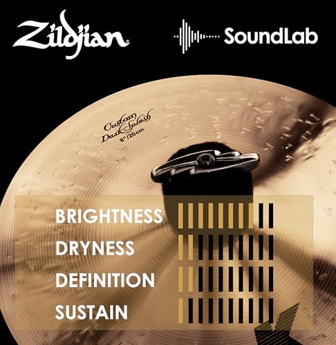 Zildjian 8 inch K Custom Dark Splash Cymbal - Image 5