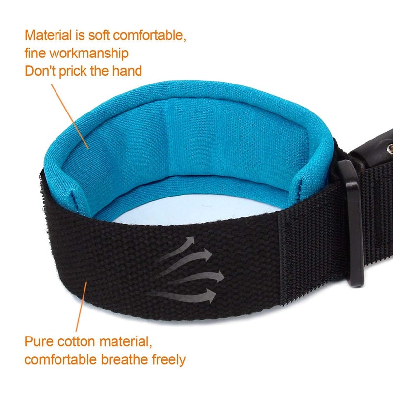 Onwon Anti Lost Safety Wrist Link Child Safety Harness Strap Rope Leash Walking Hand Belt Band Wristband(1.5m Blue) - Image 3