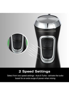 Hamilton Beach 4 In 1 Hand Blender Set Versatile Functionality Turbo Boost Durable Ergonomic Design 4 Attachments Multi Functional Hb5023 Gs Black  - Image 5