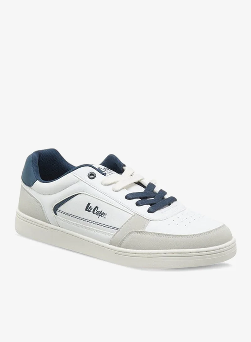 Lee Cooper Men's Solid Lace-Up Sneakers