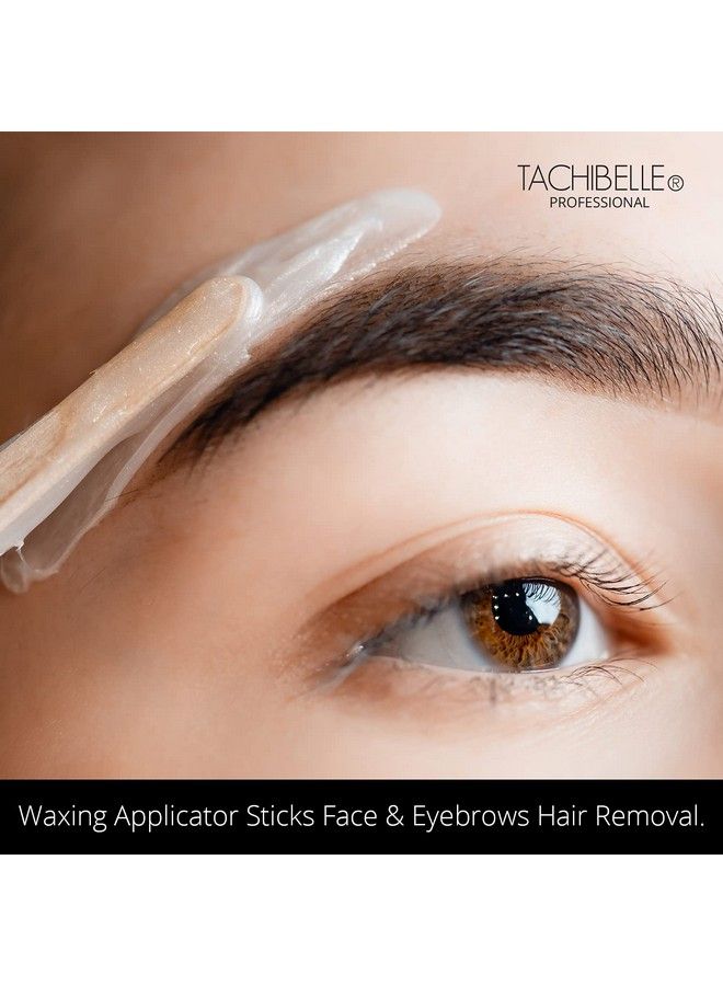 Tachibelle Wooden Wax Sticks Body Eyebrow Lip Nose Small Waxing Applicator Sticks For Hair Removal And Smooth Skin Professional Spa 2 In 1 (Pointed And Slanted) (Pack Of 500) - Image 3