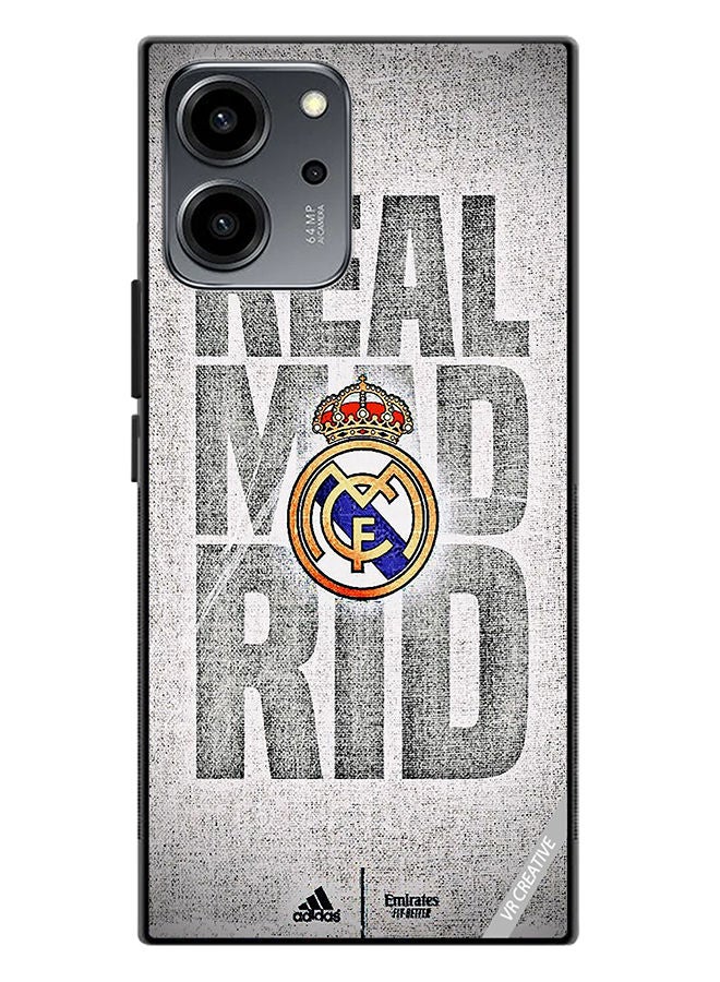 VR CREATIVE Protective Case Cover For Honor 80 SE Real Madrid Logo Design Multicolour - Image 1
