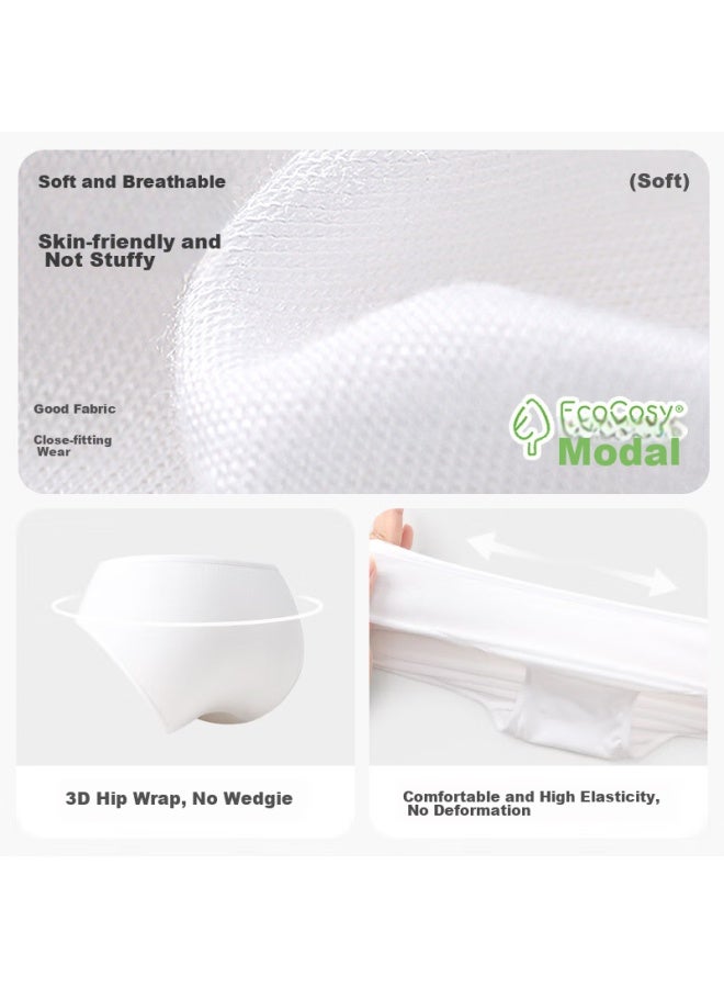 Long time companion Jiushi Ban Children's Disposable Underwear, Girls' Daily Disposable, Eo Sterilized, Cotton-like Feel, 7-pack, Menstrual Period Travel Triangle Panties, 405055  - Image 2