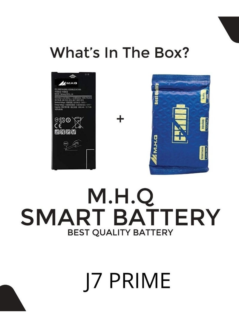 M.H.Q - For Samsung Galaxy J7 PRIME Battery Rechargeable 3300mAh Battery EB-BG610ABE - Image 1