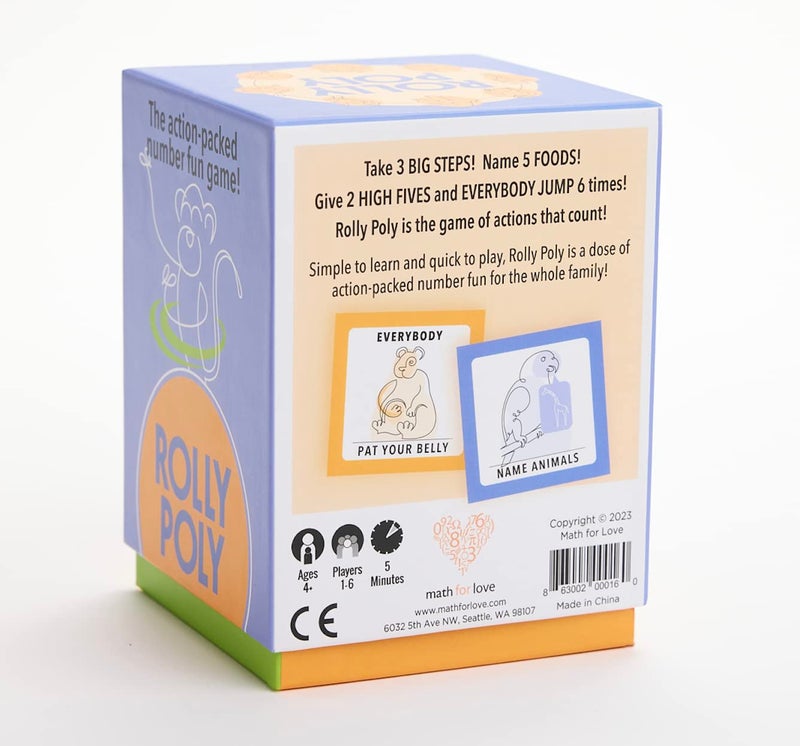 Math for Love Rolly Poly - Action-Packed Number Learning Family Game! - Image 2