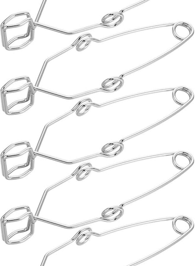 5Pcs Iron Test Tube Clamps with Spring and Finger Grips for Laboratory Equipment - Image 1