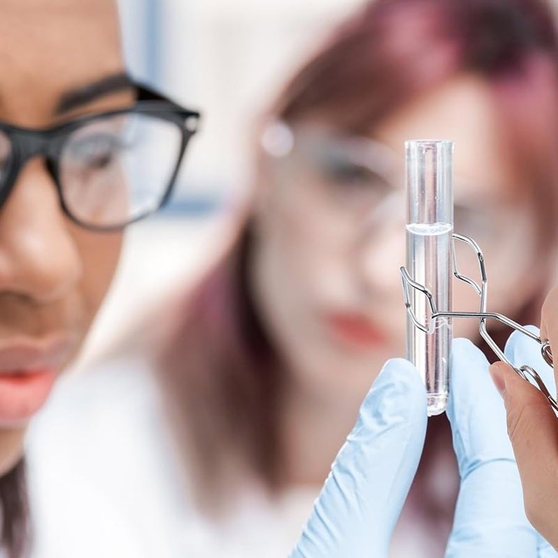 5Pcs Iron Test Tube Clamps with Spring and Finger Grips for Laboratory Equipment - Image 3