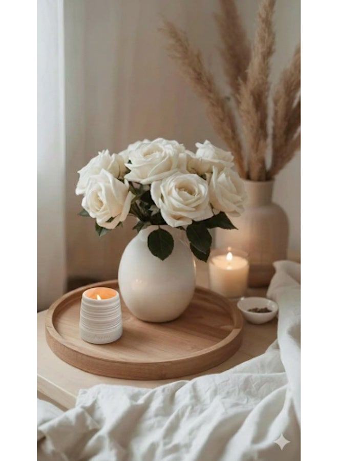 ANUM BY MUNA Fresh Arabian Jasmine Concrete Candle (200g) - ANUM BY MUNA - Image 4