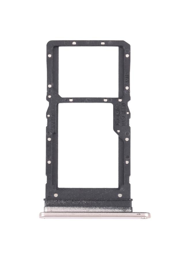 erorex SIM Card Tray + SIM Card Tray / Micro SD Card Tray for Honor Play 30 Plus(Gold) - Image 1