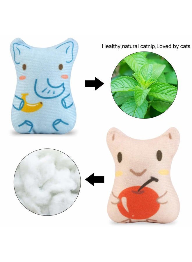 Dorakitten Catnip Toys for Indoor Cats - 5PCS Plush Cat Chew Toys Teething Interactive Catnip Filled Kitten Toy Soft Pet Toy - Image 5