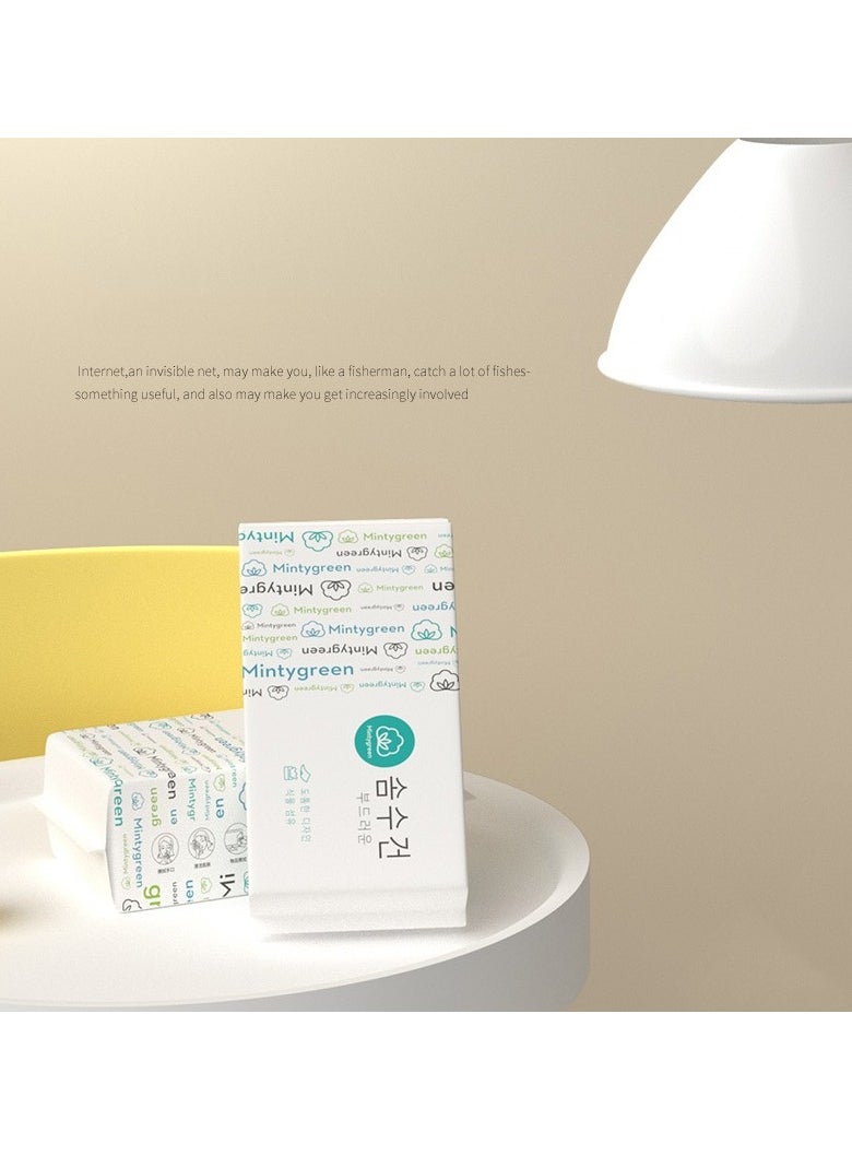 MIXDE Baby Cotton Tissue, Soft Dry Wipe, Wet Use, Made of Pure Cotton, 480 Count Unscented Disposable Facial Tissues for Baby Sensitive Skin  - Image 3