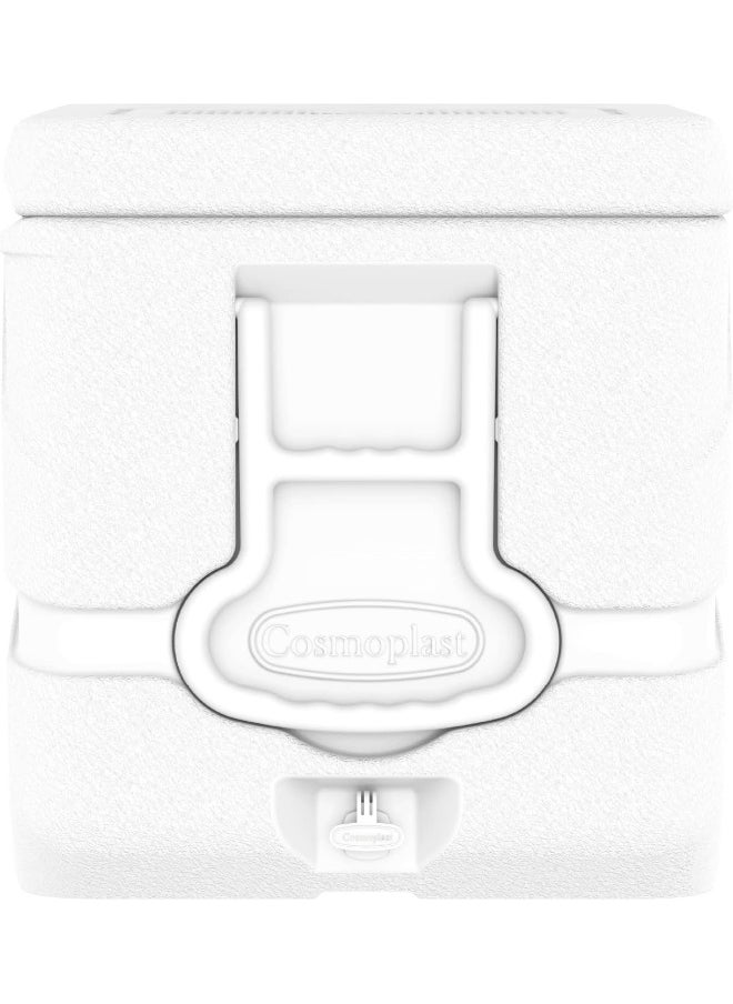 Cosmoplast 84L Keepcold Deluxe Icebox With Wheels, White
