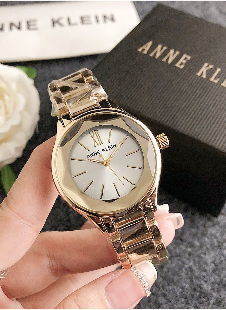 ANNE KLEIN Women's Classic Fashion Quartz Watch Gold Stainless Steel Strap Gift 35mm - pzsku/ZD2EDDC39505B21A7E46AZ/45/_/1728561634/edd85ebc-c707-4829-9198-82622d500c9a