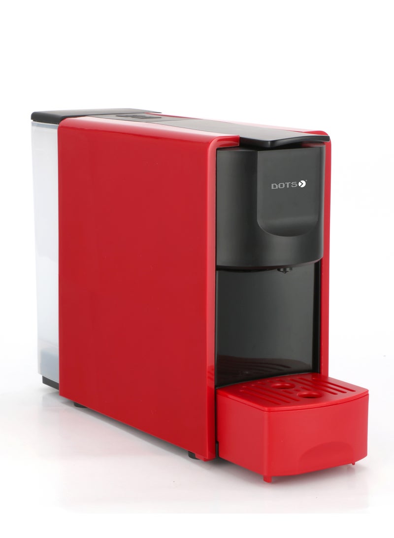 دوتس ماكينة قهوة , حجم خزان المياه 0.6 لتر , وقت التسخين المسبق 40 ثانية , ضغط المضخة 19 بار , فنجان قهوة فردى او مزدوج ، درجة حرارة القهوة تصل الى 72الى 84 ، إيقاف التشغيل التلقائى ، تحكم NTC للحصول على درجة حرارة أكثر دقة - Image 2