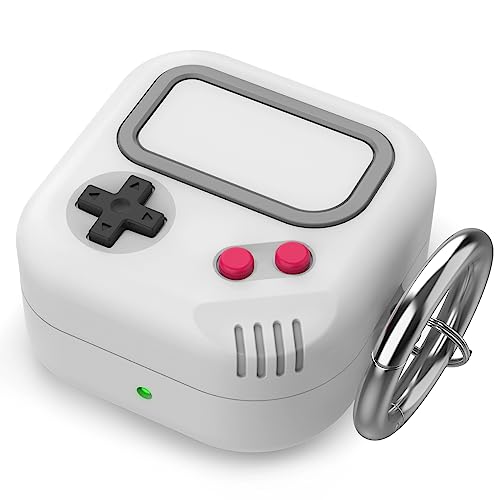 TRONWIN Galaxy Buds Pro 2 case, Retro Game Design Case for Samsung Galaxy Buds 2 Pro/Live/Fe, Silicone Case Cover for Men/Women (Light Grey) - Image 1
