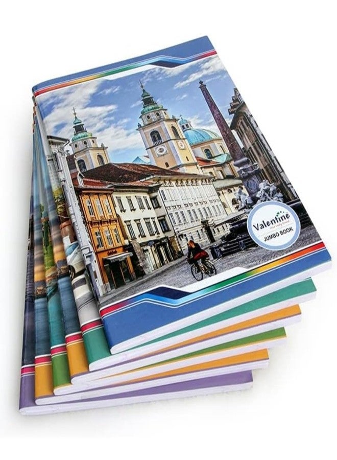 DASNATH-A4 Long Size Ruled Notebook, 29.7 x 21 cm, 200 Pages, Pack of 12 With +Pen (FREE 5 Ball Pen). - Image 2