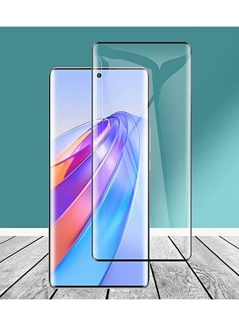 Honor X9A Screen Protector, Tempered Glass Full Adhesive Full Coverage   Bubble-Free Anti Scratch HD Clear High Responsive for Honor X9a - Image 2