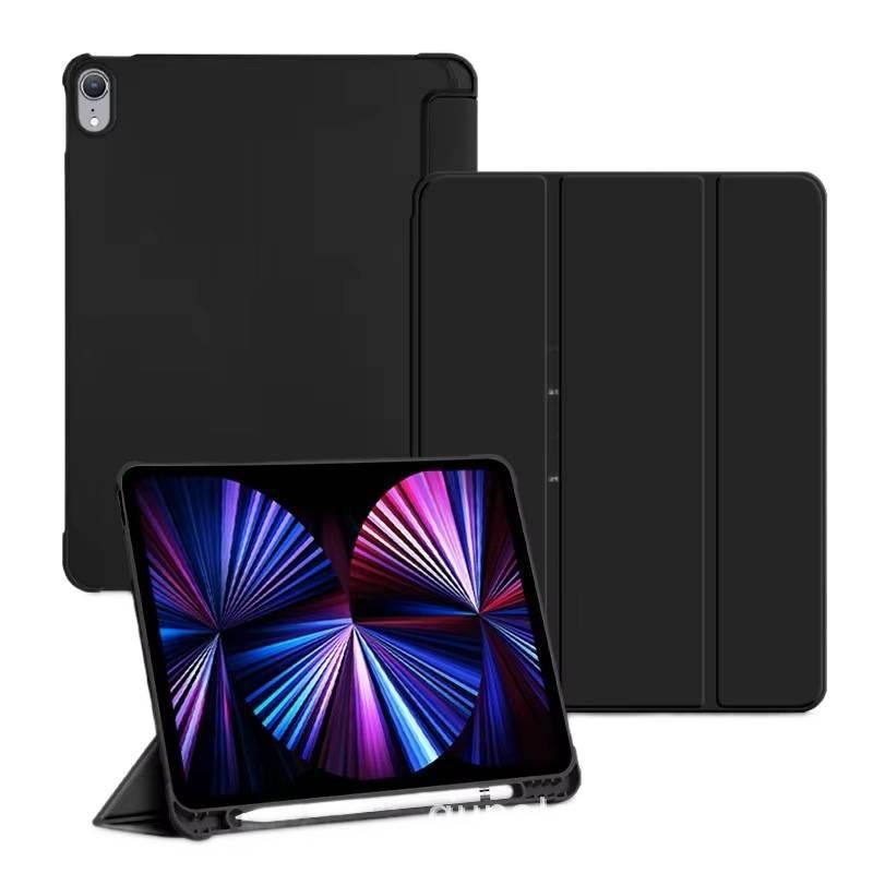 DGG Black Smart iPad Case Compatible with Multiple iPad Models - Image 1